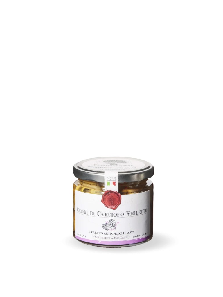 Cuori di carciofo violetto 190gr – Frantoi Cutrera - Segreti di Sicilia