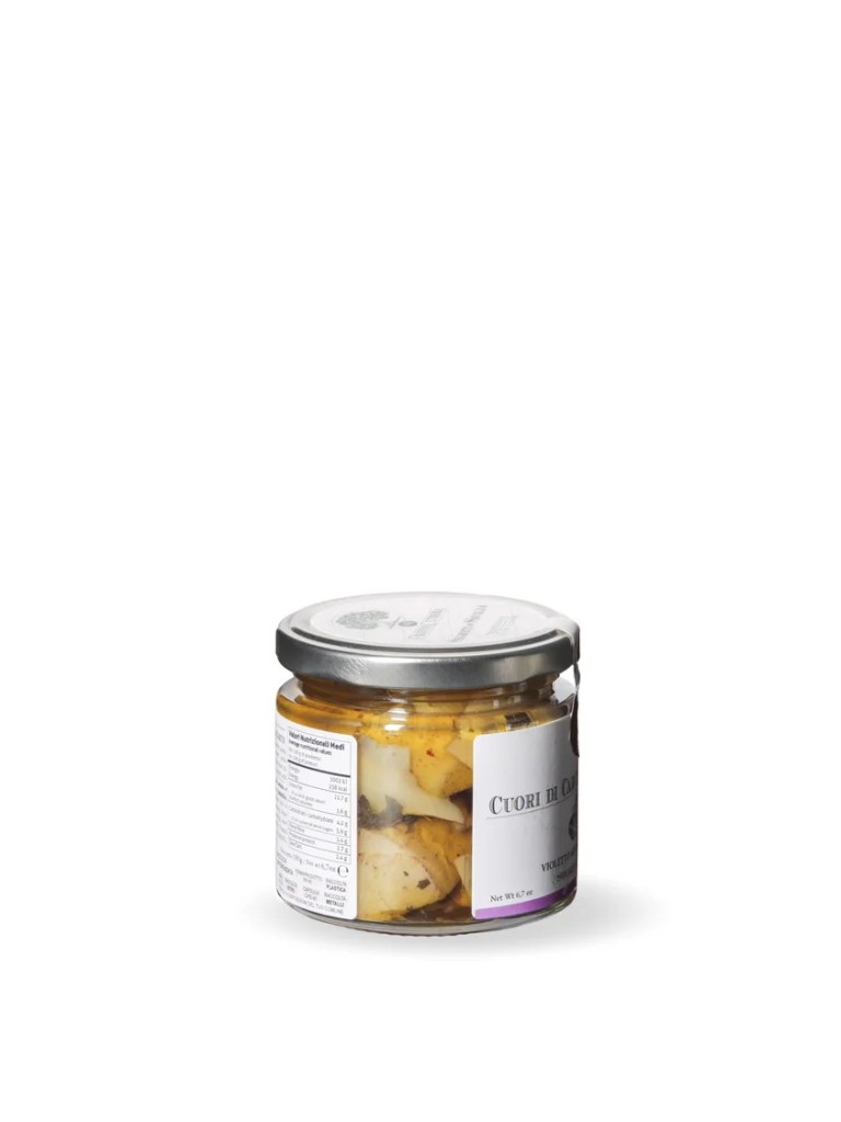 Cuori di carciofo violetto 190gr – Frantoi Cutrera - Segreti di Sicilia