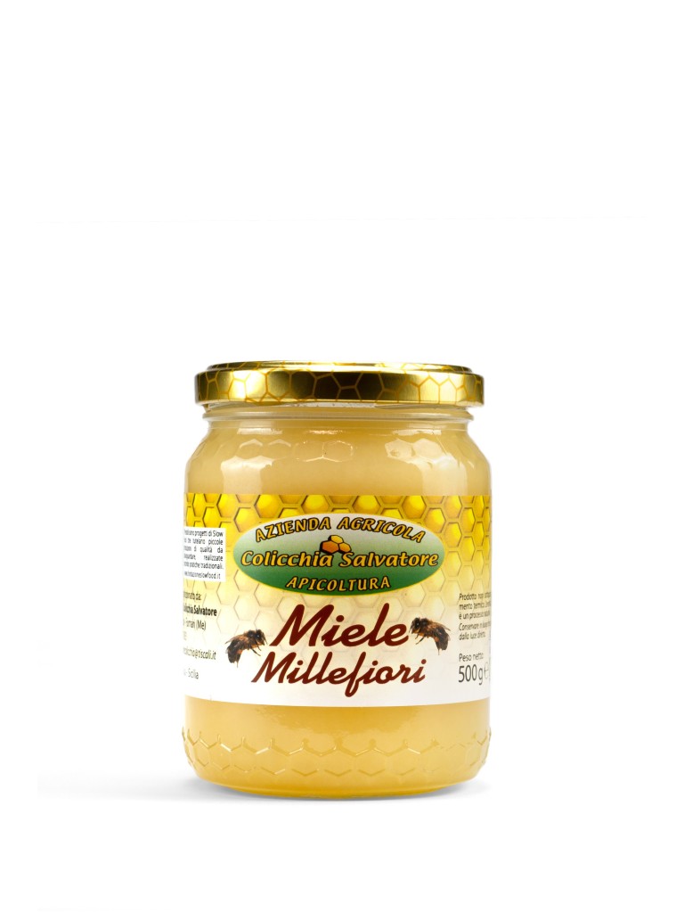 Miele di Millefiori di Ape Nera Sicula 500 g - Slow Food