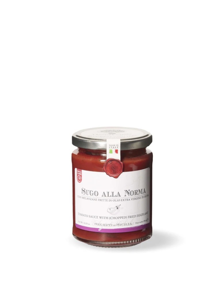 Sugo alla Norma con melanzane fritte 290g - Frantoi Cutrera - Segreti di Sicilia
