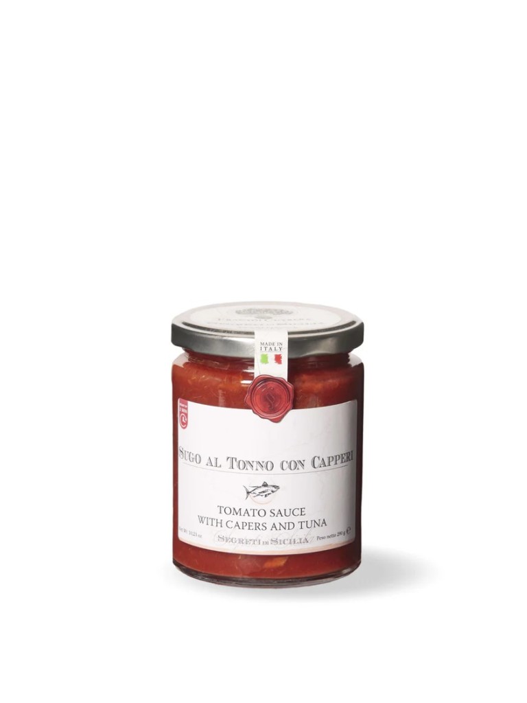 Sugo al tonno con capperi 290gr – Frantoi Cutrera - Segreti di Sicilia