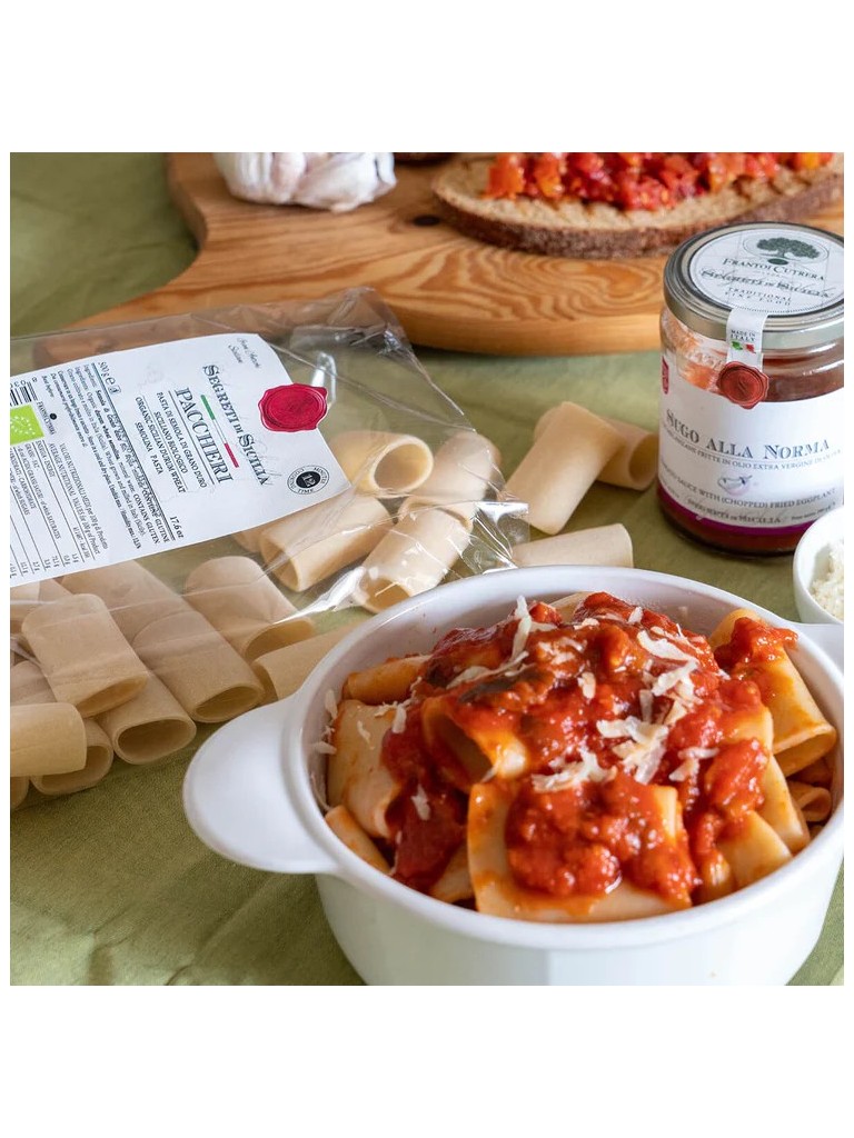 Sugo alla Norma con melanzane fritte 290g - Frantoi Cutrera - Segreti di Sicilia