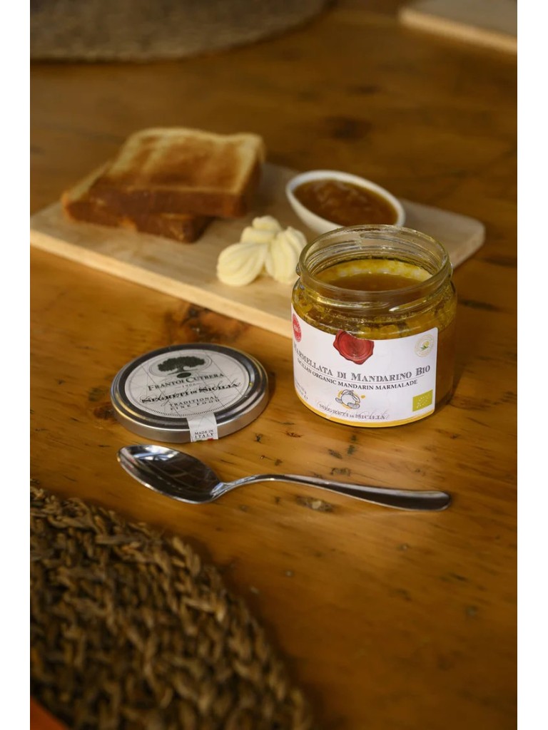 Marmellata di Mandarino BIO Siciliano 225g - Frantoi Cutrera - Segreti di Sicilia