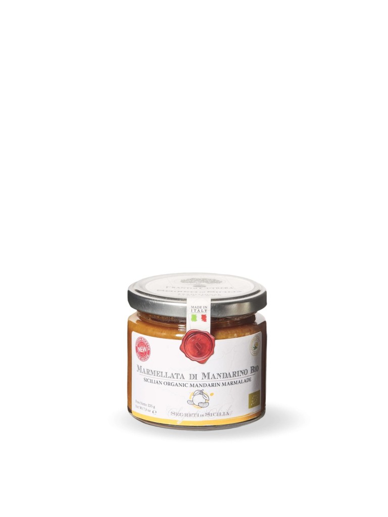Marmellata di Mandarino BIO Siciliano 225g - Frantoi Cutrera - Segreti di Sicilia