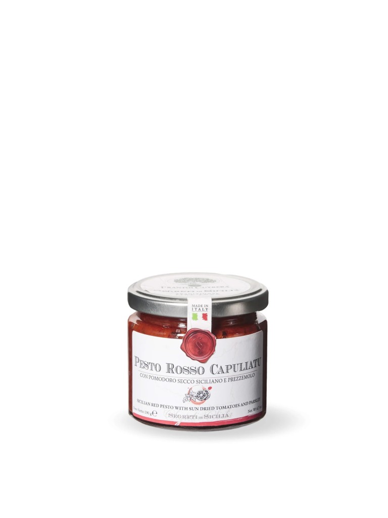 Pesto Rosso Capuliatu 190g – Frantoi Cutrera - Segreti di Sicilia
