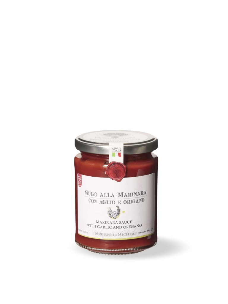 Sugo alla marinara con aglio e origano 290g - Frantoi Cutrera - Segreti di Sicilia