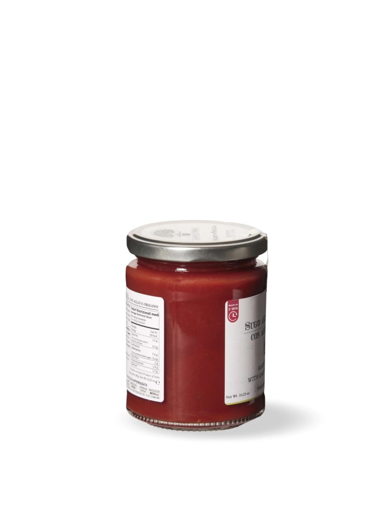 Sugo alla marinara con aglio e origano 290g - Frantoi Cutrera - Segreti di Sicilia