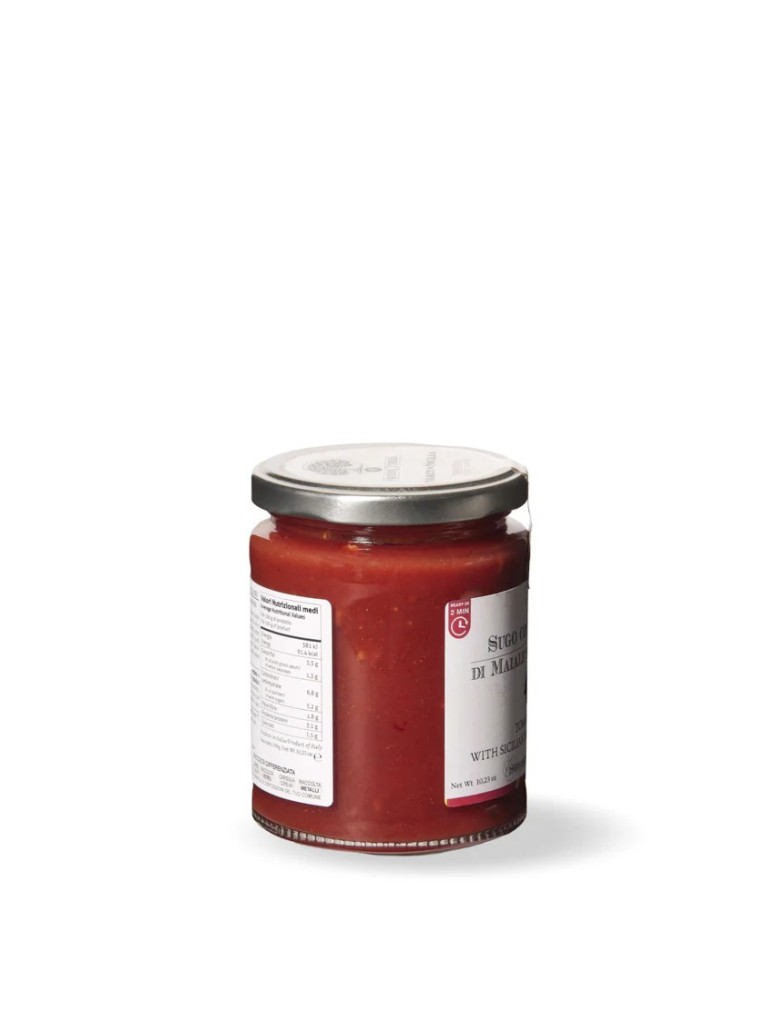 Sugo con salsiccia di maiale nero siciliano 290g- Frantoi Cutrera-Segreti di Sicilia