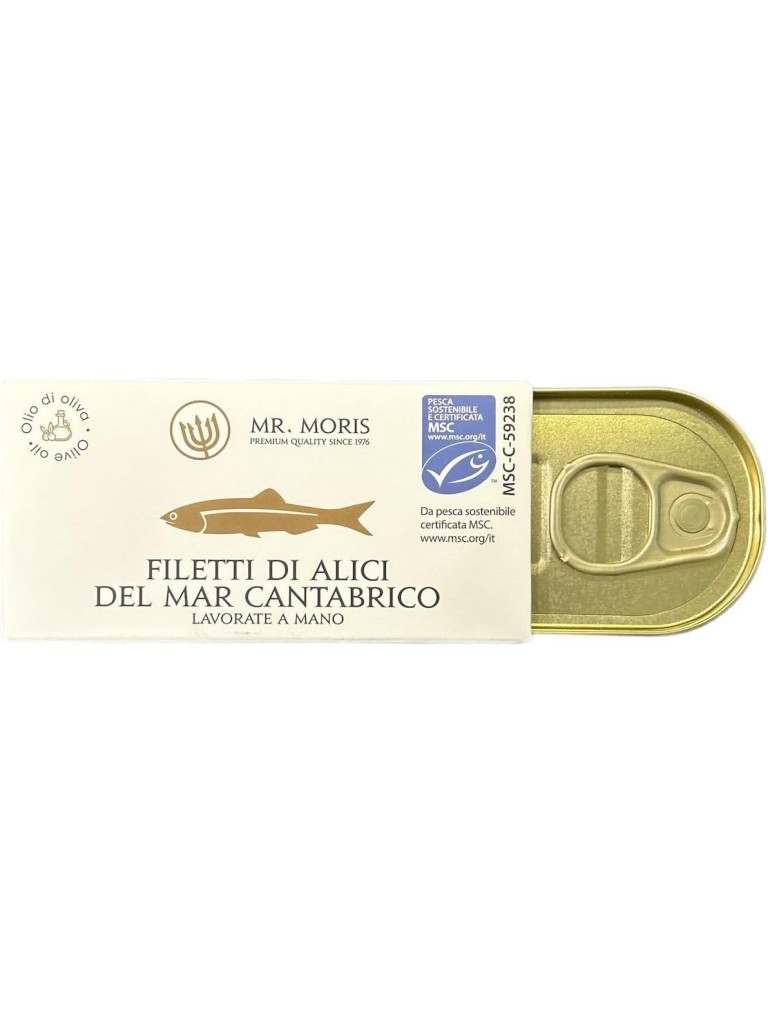 Filetti di Alici del Mar Cantabrico Kosher Premium Quality 50g