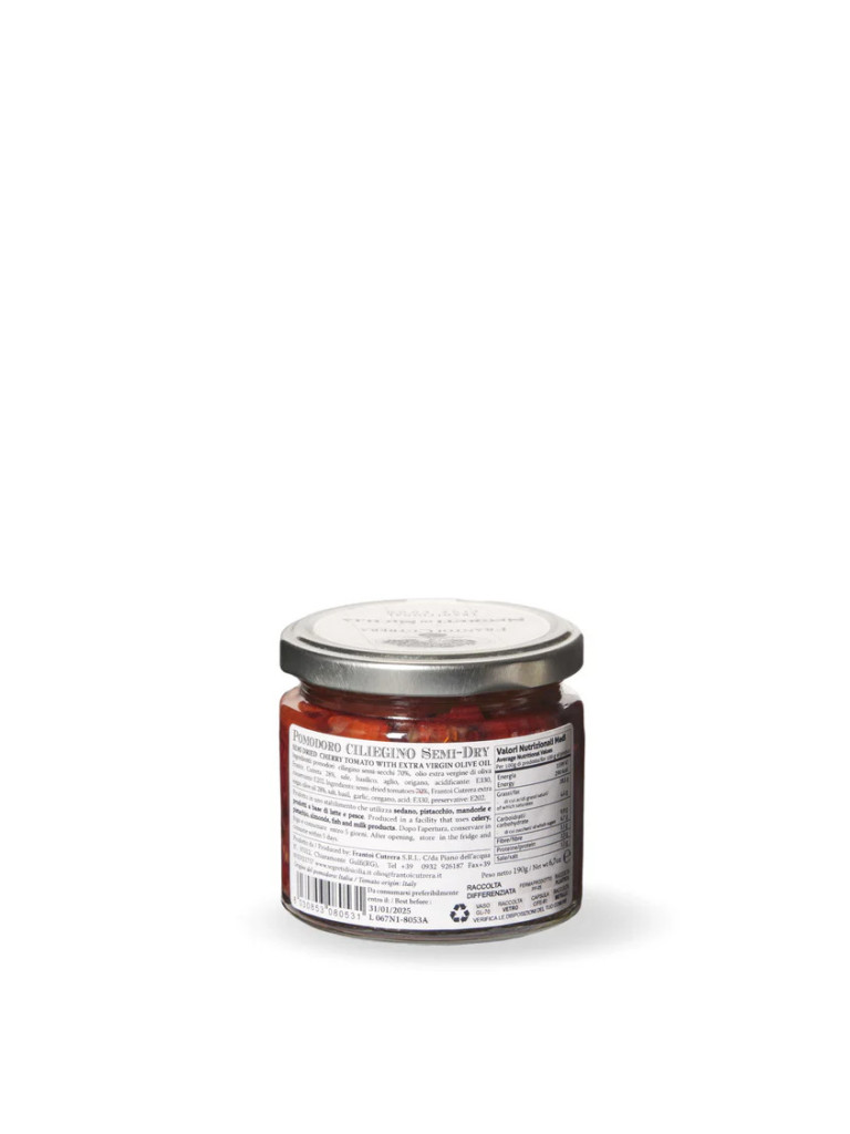 Pomodoro ciliegino semi-dry 190g - Frantoi Cutrera - Segreti di Sicilia