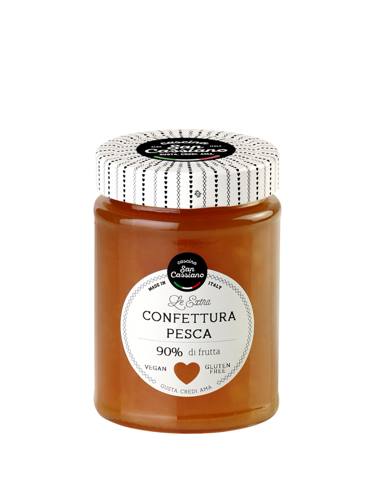 Confettura extra di pesca 340gr